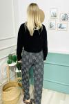 138391 Relax Fit Desenli Pijama